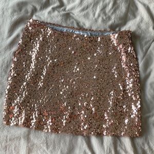Sequin Mini Skirt